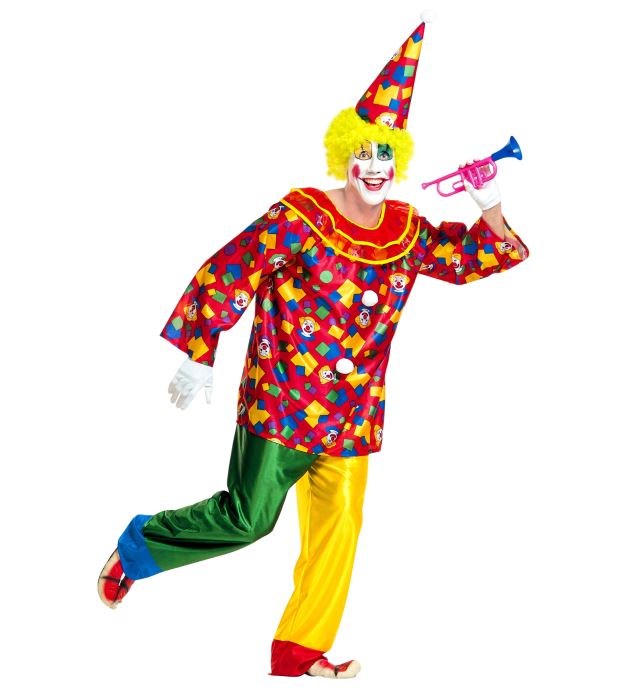 "CLOWN" (casaque avec collar, pantalon, chapeau)