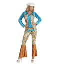 "FEMME HIPPIE" velours (chemise avec veste et ceinture, pantalon, chapeau)