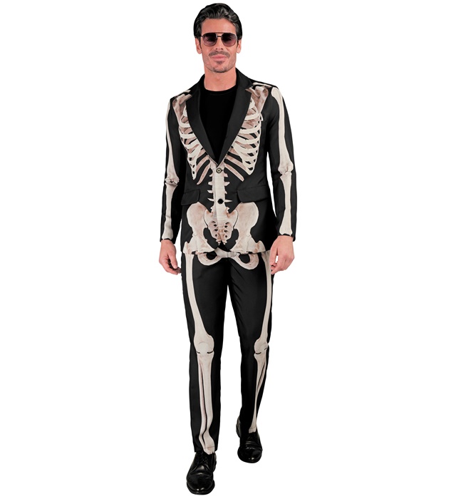 "COSTUME SQUELETTE PARTY FASHION" (veste, pantalon)