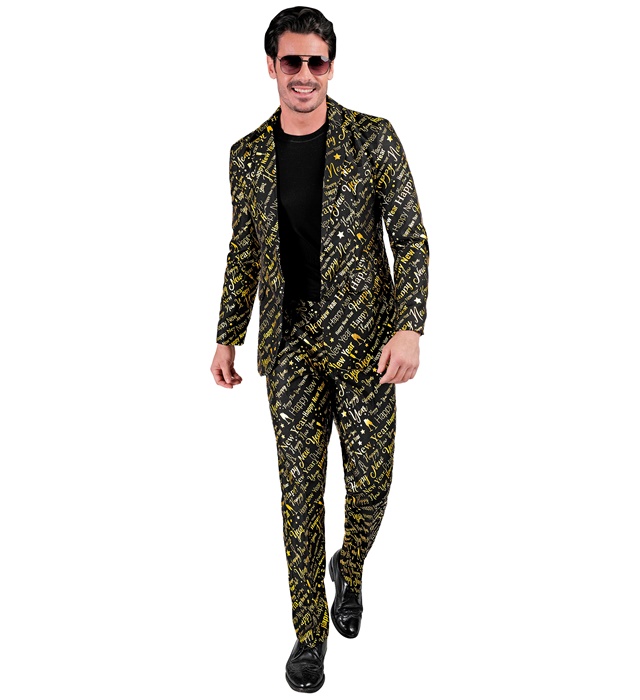 "COSTUME BONNE ANNEE PARTY FASHION" (veste, pantalon)