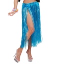 "JUPE HAWAIENNE" env. 75 cm - bleu