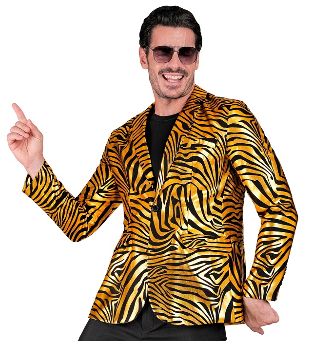 "VESTE DOREE ANIMALIER PARTY FASHION" (veste)