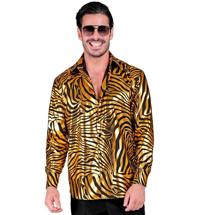"CHEMISE DOREE ANIMALIER PARTY FASHION" (chemise)