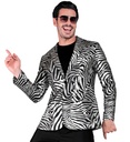 "VESTE ANIMALIER ARGENT PARTY FASHION" (veste)