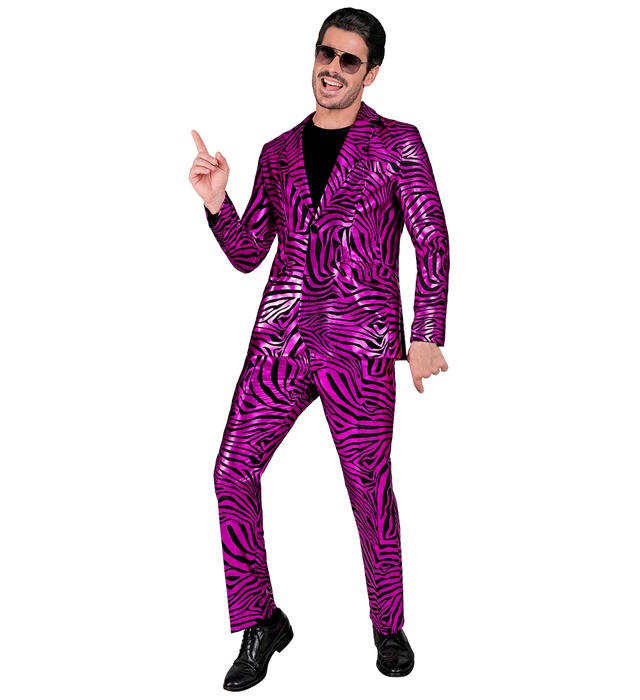 "COSTUME ANIMALIER ROSE PARTY FASHION" (veste, pantalon)