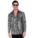 "CHEMISE ANIMALIER ARGENT PARTY FASHION" (chemise)