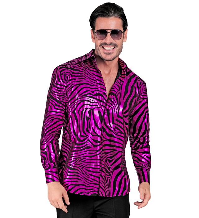 "CHEMISE ANIMALIER ROSE PARTY FASHION" (chemise)