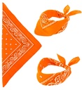 "BANDANA ORANGE" 55x55 cm - 100% coton