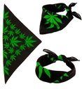 "BANDANA CANNABIS" 55x55 cm - 100% coton