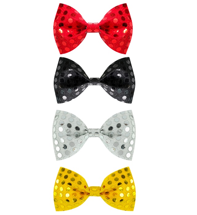 [3461P] "NOEUD PAPILLON A PAILLETTES" 4 couleurs ass.