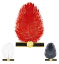 "BANDEAU CHARLESTON AVEC PLUME" 3 couleurs ass.