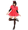 "FEMME SOURIS" (robe, ceinture, oreilles)