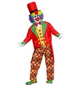 "CLOWN" (frac, veste, papillon, pantalon, chapeau)