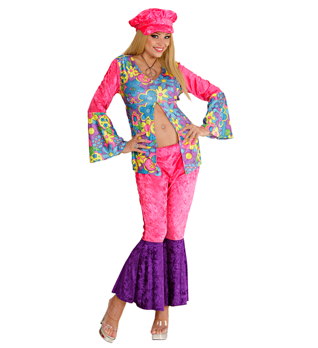 "FILLE DES FLEURS" de velours (chemise, pantalon, chapeau)