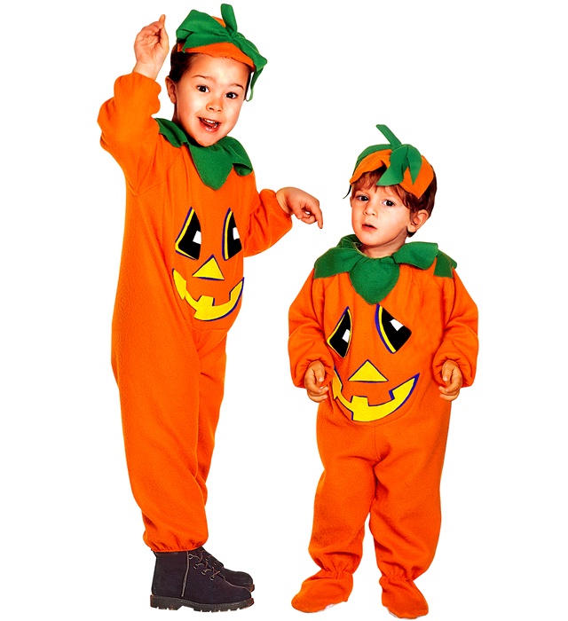 "CITROUILLE" (costume, cagoule)