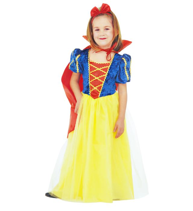"PRINCESSE DES FABLES" (robe, cape, serre-tete)