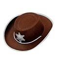"CHAPEAU COWBOY MARRON" feutre