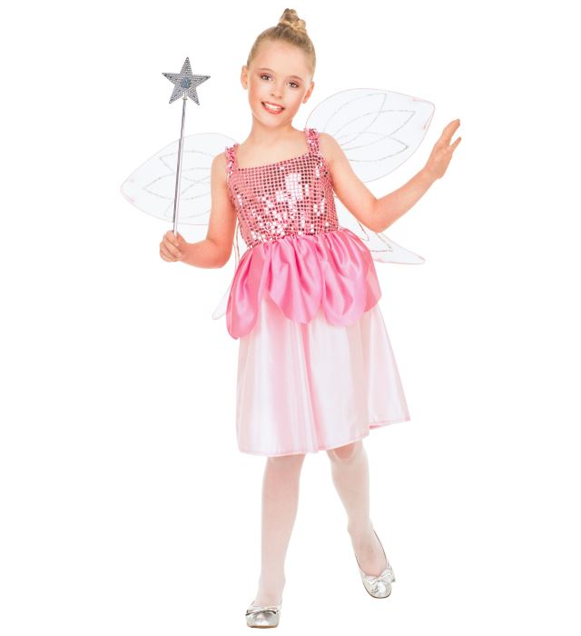 "FEE GLAMOUR" (robe en paillettes,ailes)