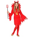 "PETIT DEMON" (robe, ceinture avecmaxi collar, cornes)
