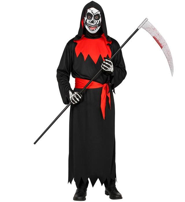 "EVIL FANTOME" (tunique avec capuche, ceinture, masque)