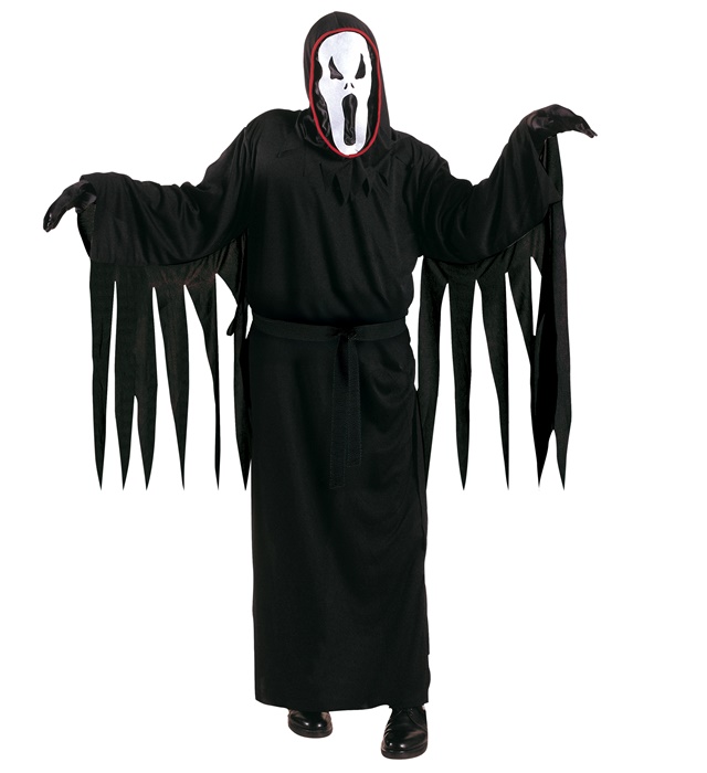 "FANTOME HURLANT" (tunique, ceinture, masque avec capuche)