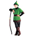 "ROBIN DES BOIS" (casaque, pantalon, ceinture, surbottes, chapeau avec plume)