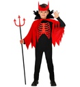 "DIABLE" (costume, cape avec collar, cornes)