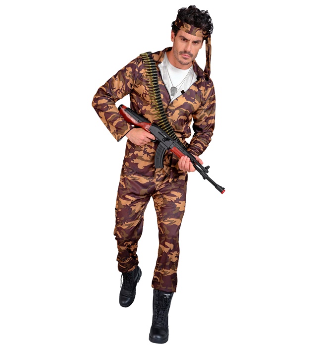 "SOLDAT" (casaque, pantalon, ceinture, bandeau)