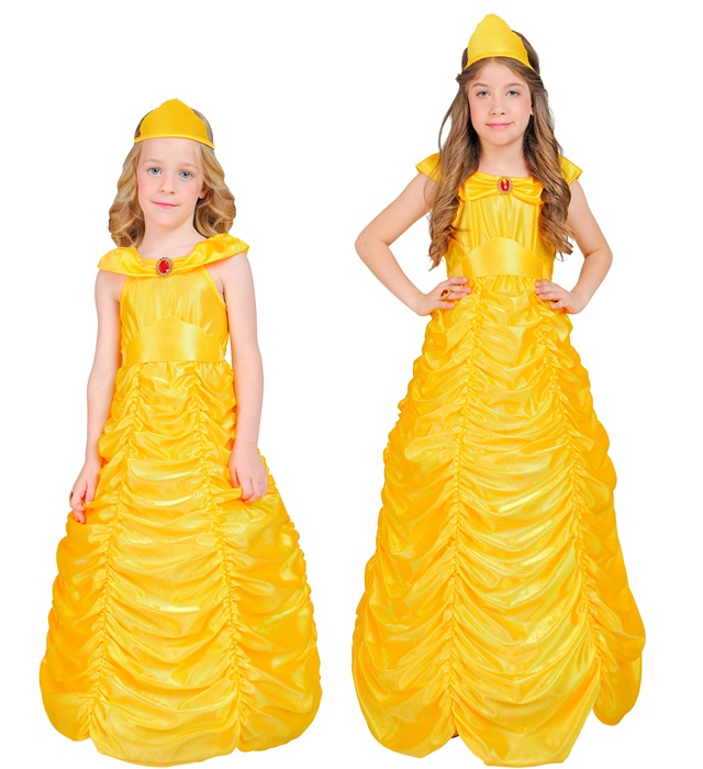 "REINE DE BEAUTE" (robe avec jupon, ceinture, serre-tête)