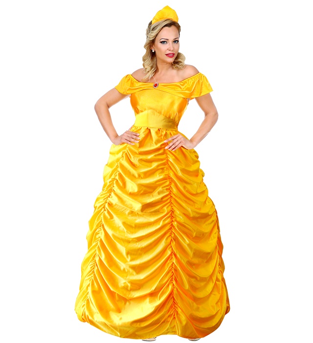 "REINE DE BEAUTE" (robe avec jupon, ceinture, serre-tête)