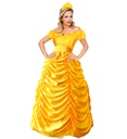 "REINE DE BEAUTE" (robe avec jupon, ceinture, serre-tête)