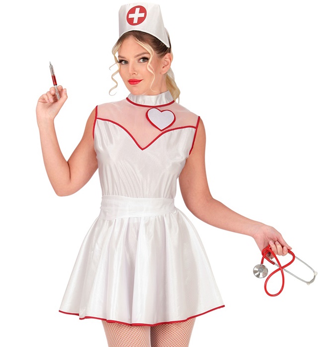 "INFIRMIERE" (robe, ceinture, cagoule)