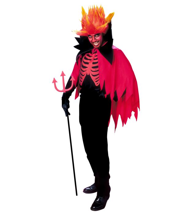 "DIABLE" (casaque, cape avec col, cornes)