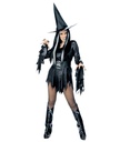 "SORCIERE SEXY" (robe, ceinture, surbottes, chapeau)