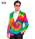 "VESTE PSYCHEDELIQUE FLUO PARTY FASHION" (veste)