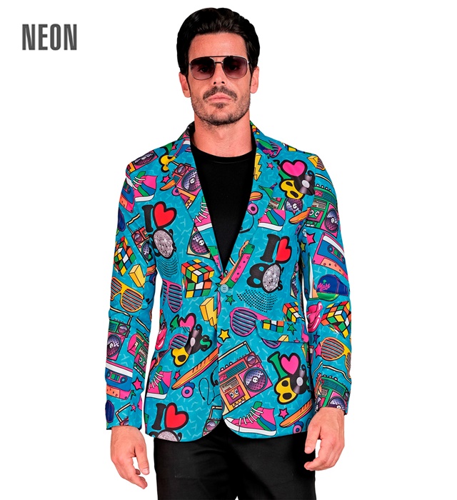 [39701] "VESTE ANNEES 80 PARTY FASHION" (veste) (S)