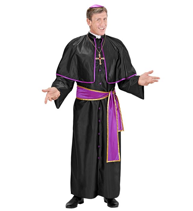 [39911] "CARDINAL" (tunique avec cape, ceinture, calotte) (S)