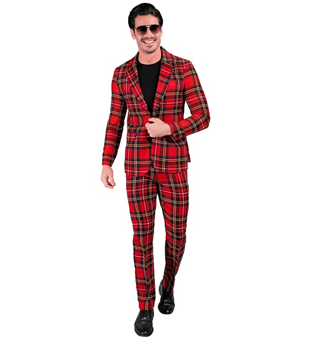 "COSTUME TARTAN ECOISSAIS PARTY FASHION" (veste, pantalon)