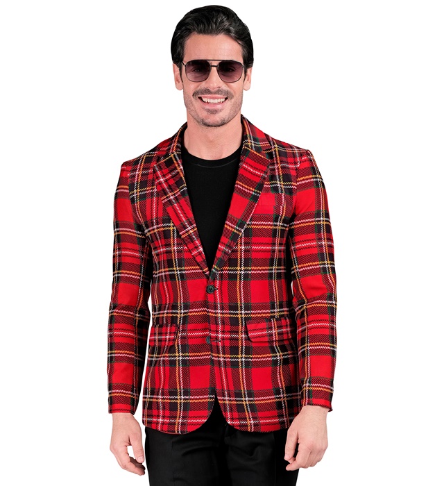 "VESTE TARTAN ECOISSAIS PARTY FASHION" (veste)