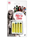 Set de "4 CRAYONS MAQUILLAGE HALLOWEEN GRANDES" - 21 ml