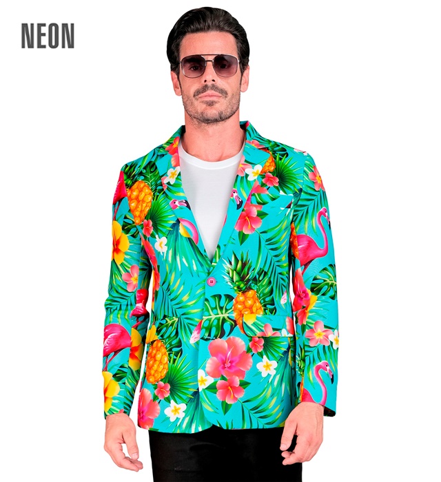 [40811] "VESTE FLUO FLAMANT ROSE PARTY FASHION" (veste) (S)