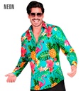 "CHEMISE FLUO FLAMANT ROSE PARTY FASHION" (chemise)