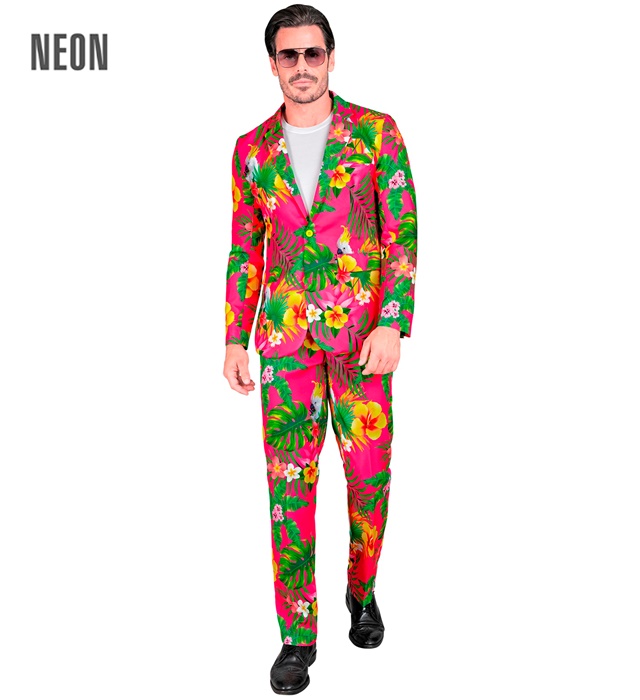 [41011] "COSTUME COPACABANA FLUO PARTY FASHION" (veste, pantalon) (S)