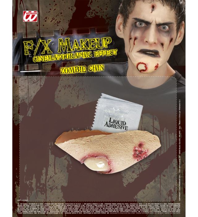 "MENTON DE ZOMBIE" avec tube de colle pro
