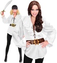 "CHEMISE PIRATE/RENAISSANCE BLANCHE"