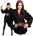 "CHEMISE PIRATE/RENAISSANCE NOIRE"