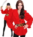 "CHEMISE PIRATE/RENAISSANCE ROUGE"