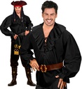 "CHEMISE PIRATE/RENAISSANCE NOIRE"