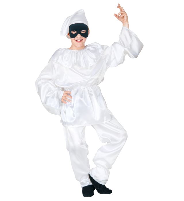 "PIERROT BLANC" (casaque, pantalon, bonnet)