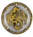 "BOUCLIER DRAGON AVEC POIGNÉES" 48 cm